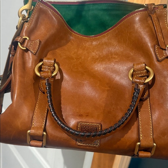 Used Dooney & Bourke Large Florentine leather satchel - Picture 15 of 16